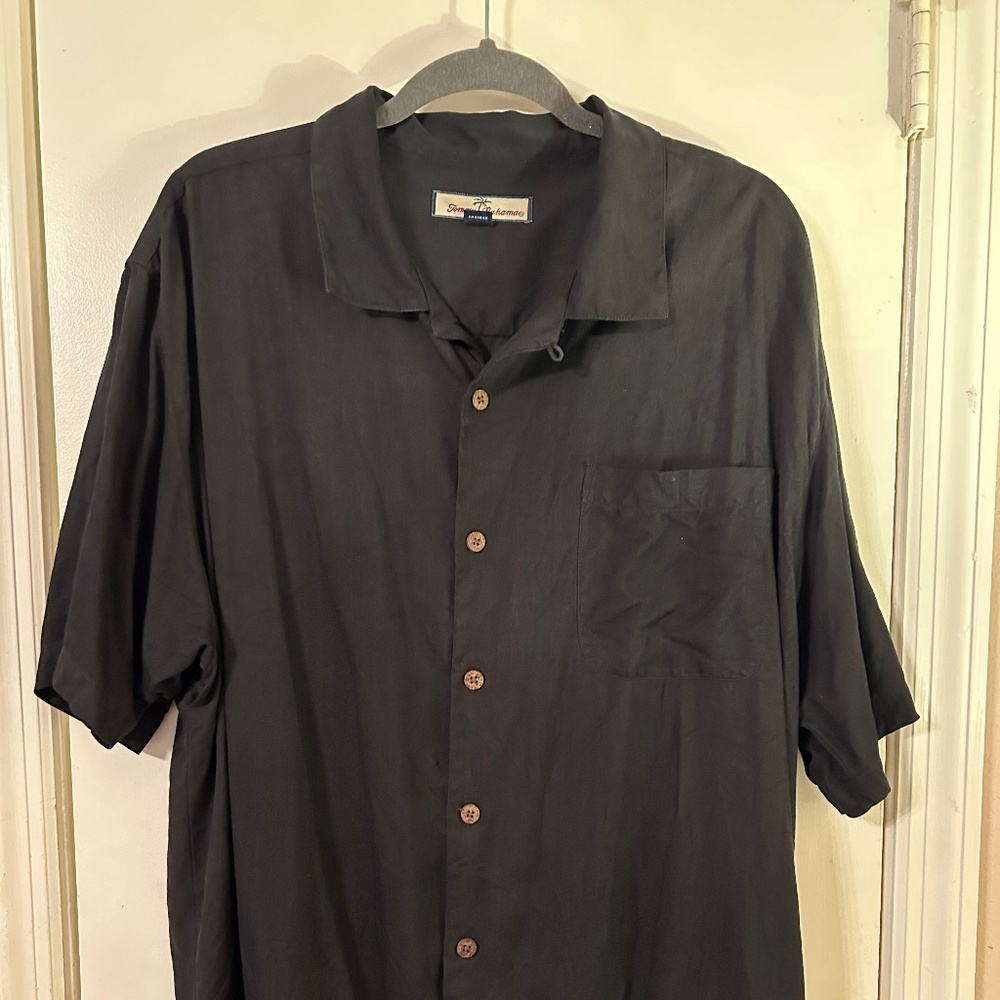 Tommy Bahama stiched with harley Davidson Bike